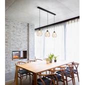fuggesztek modern lampa harom fejes fuggesztek minimal skandinav mediteran lakberendezes formavivendi  barna uvegburas.JPG